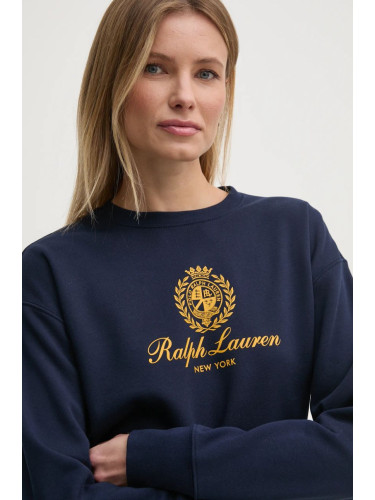 Суичър Polo Ralph Lauren в тъмносиньо с принт 211959888