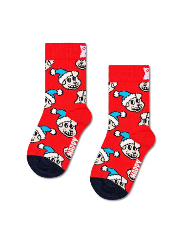 Детски чорапи Happy Socks Kids Holiday Doggo Sock в оранжево P001691