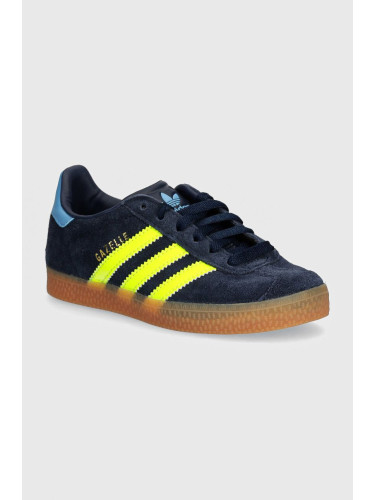 Детски маратонки adidas Originals GAZELLE C в тъмносиньо IH2794