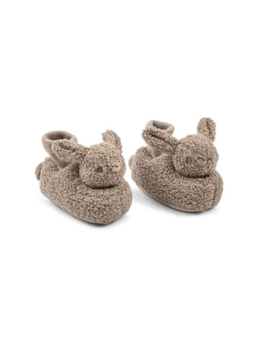 Детски пантофи Konges Sløjd BUNNY FOOTIES в бежово KS101793