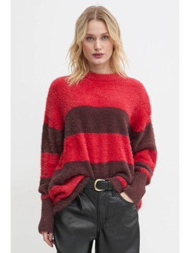 Пуловер G-Star дамски в червено  D25272-D768