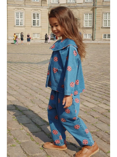 Дънки Konges Sløjd MAGOT LADYBUG FRILL PANTS GOTS KS102216