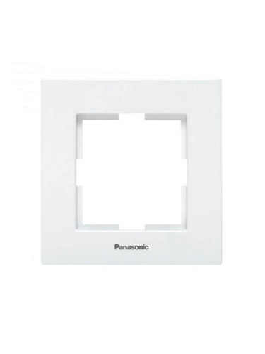 Единична рамка, 81x83mm, бяла, Karre Plus, Panasonic, WKTF0801-2WH