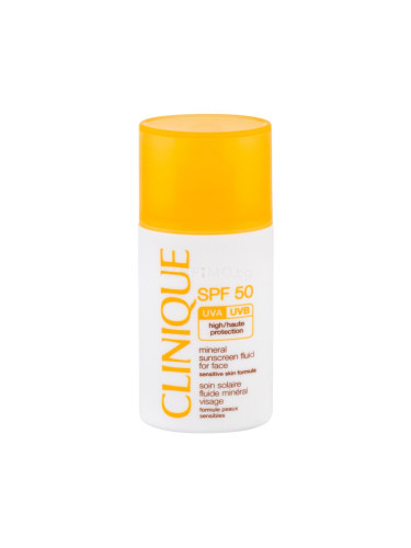 Clinique Sun Care Mineral Sunscreen Fluid For Face SPF50 Слънцезащитен продукт за лице за жени 30 ml