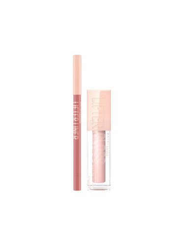 Пакет с отстъпка Блясък за устни Maybelline Lifter Gloss + Молив за устни Maybelline Lifter Liner