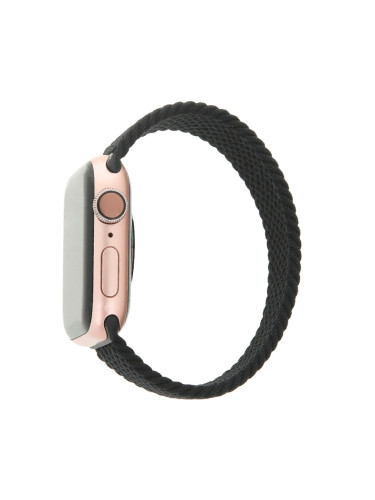 Каишка bSmart Elastic band M за часовник Apple iWatch 42/44/45/46/49mm дължина 155mm, Черна