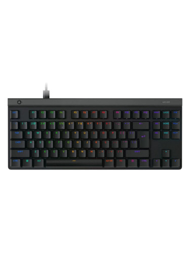  Гейминг клавиатура Logitech - G515 TKL, RGB, черна