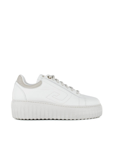 Дамски кожени кецове в бледобежово w375