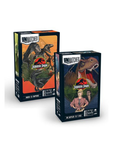 БЪНДЪЛ UNMATCHED JURASSIC PARK - DR. SATTLER VS T. REX + INGEN VS RAPTORS 00829 - 22907