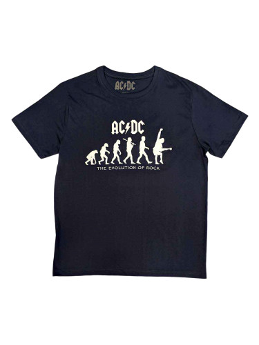 AC/DC Риза Evolution of Rock Unisex Navy Blue M