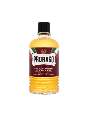 PRORASO Red After Shave Lotion Афтършейв за мъже 400 ml увредена кутия