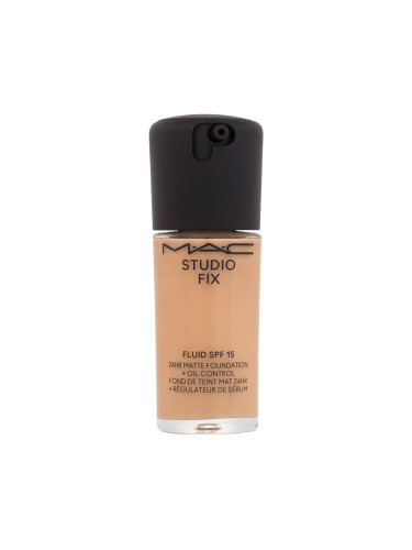 MAC Studio Fix Fluid SPF15 Фон дьо тен за жени 30 ml Нюанс NC30 увредена кутия