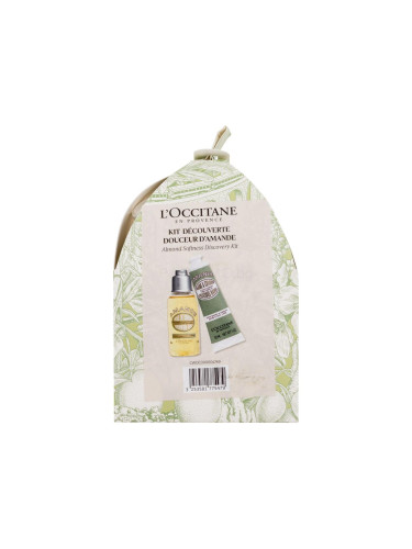 L'Occitane Almond (Amande) Softness Discovery Kit Подаръчен комплект душ масло Almond Shower Oil 35 ml + крем за ръце Almond Delicious Hands 30 ml