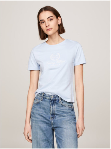 Light blue women's T-shirt Tommy Hilfiger - Women