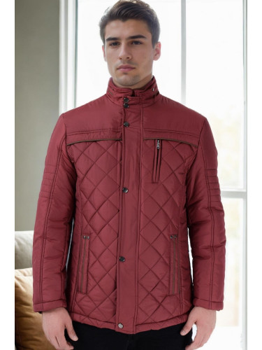 M8616 DEWBERRY MEN'S COAT-BURGUNDY-1