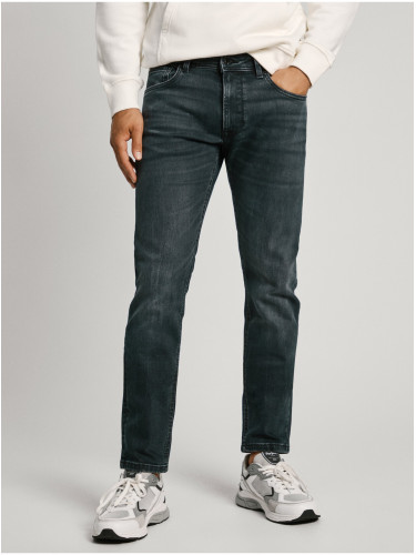 Dark Blue Men's Straight Fit Jeans Pepe Jeans - Men's