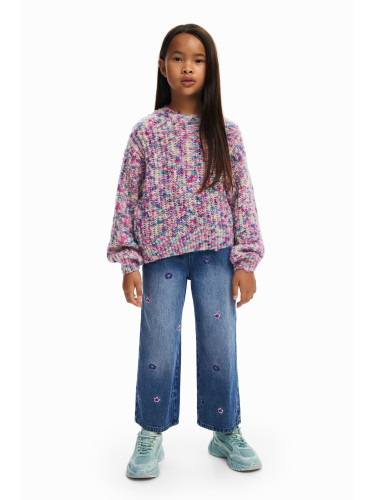 Girl's patterned sweater Desigual Belinda - Girls