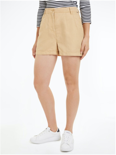 Beige women's chino shorts Tommy Hilfiger - Women's