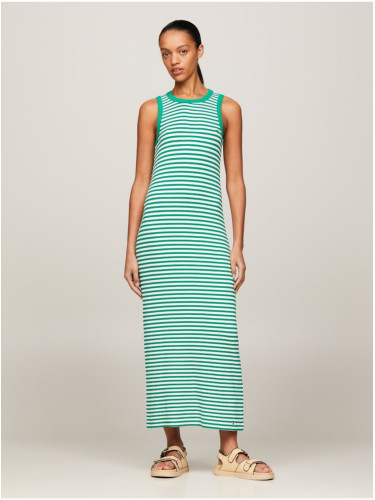 Green and white women's striped dress Tommy Hilfiger - Women's