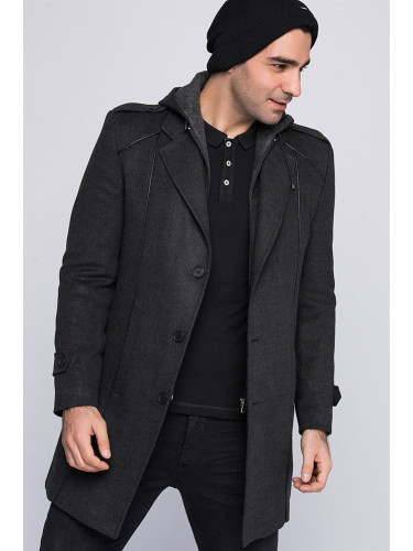 PLT8334 DEWBERRY MEN'S COAT-ANTHRACITE