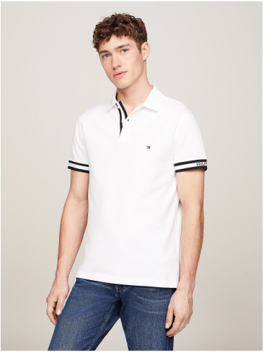 White Men's Polo Shirt Tommy Hilfiger - Men's