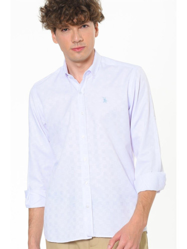 G689 DEWBERRY MEN'S SHIRT-WHITE