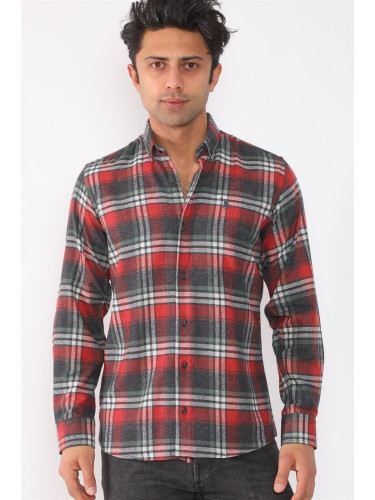 G706 DEWBERRY MEN'S SHIRT-ANTHRACITE