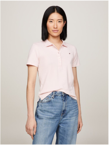 Pink Women's Polo Shirt Tommy Hilfiger 1985 Collection - Women