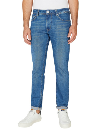 Blue men's tapered fit jeans Pepe Jeans - Men