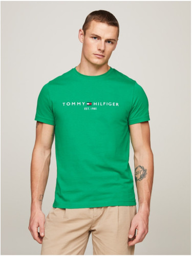 Green Men's T-Shirt Tommy Hilfiger - Men