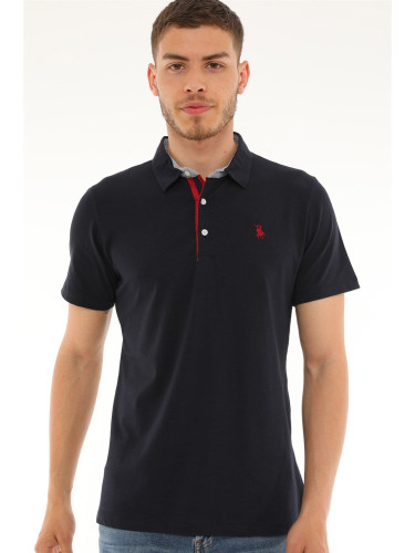 T8582 DEWBERRY MEN'S T-SHIRT-NAVY BLUE