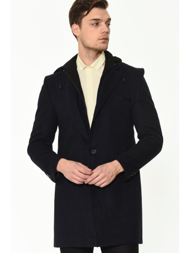 PLT8371 DEWBRRY MEN'S COAT-NAVY BLUE