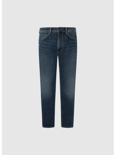 Navy blue tapered fit jeans Pepe Jeans - Men