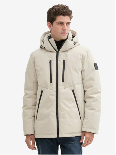 Beige men's winter jacket Tom Tailor - Men's