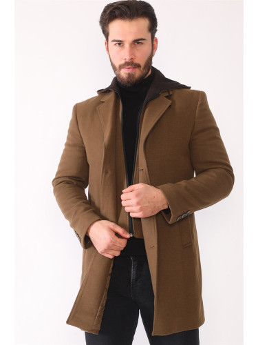 PLT8395 DEWBERRY BATTAL COAT-CAMEL