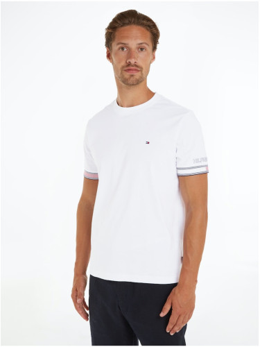 Tommy Hilfiger Men's White T-Shirt - Men's