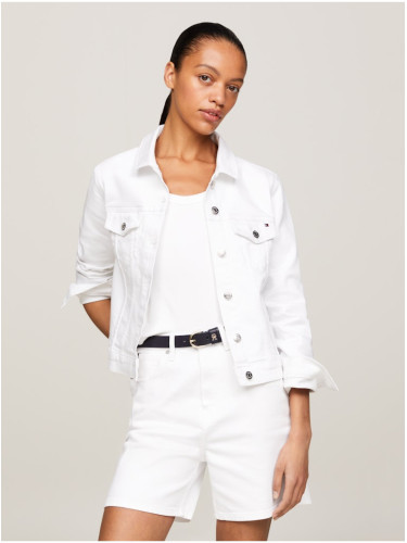 White Women's Denim Jacket Tommy Hilfiger - Women