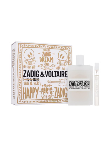 Zadig & Voltaire This is Her! Подаръчен комплект EDP 100 ml + EDP 10 ml