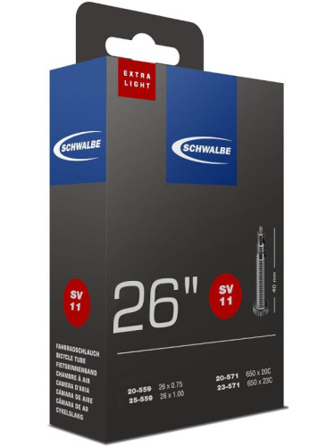 Schwalbe Tube 1,0''-20 - 25 mm Велосипедна тръба 40.0 Presta