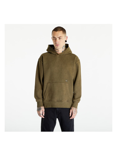 Суитшърт Tommy Jeans Relaxed Tonal Badge Hoodie Drab Olive Green XL