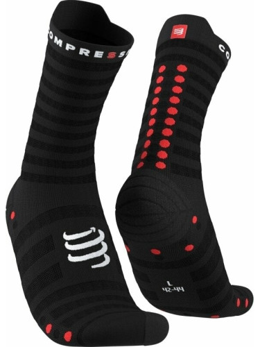 Compressport Pro Racing V4.0 Ultralight Run High Black/Red T2 Чорапи за бягане