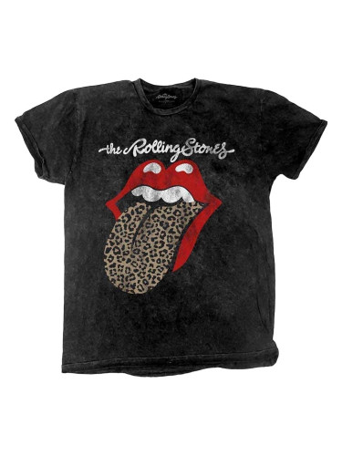 The Rolling Stones Риза Leopard Tongue Unisex Black XL