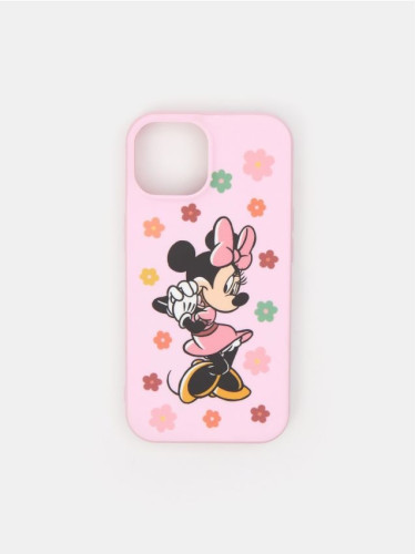 Sinsay - Калъф за телефон iPhone 15 Minnie Mouse - розов