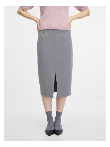 Сива миди пола тип „калъф“ ORSAY