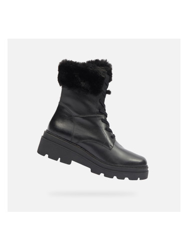Black women's ankle boots Geox Felleny - Women's