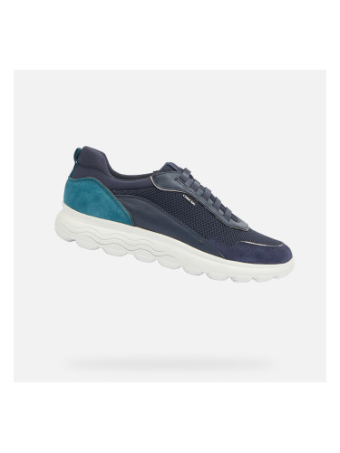 Dark blue women's sneakers Geox Spherica - Women's