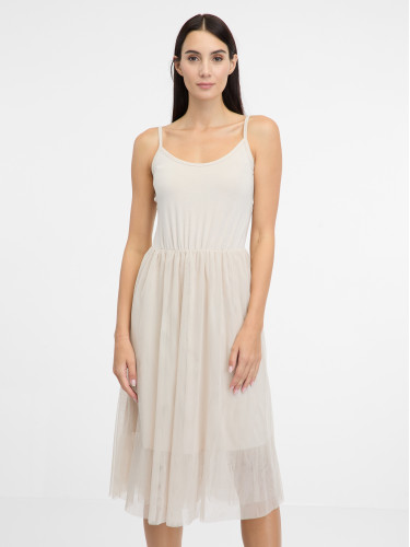 Cream women's midi dress ORSAY - Women's