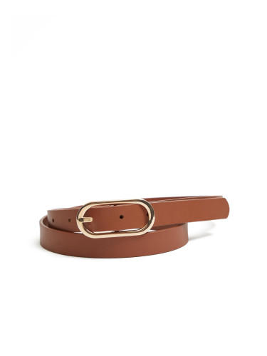 Brown women's leather belt ORSAY - Women's