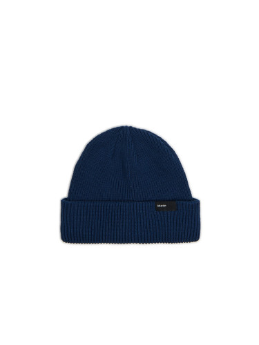 Cropp - Шапка beanie с нашивка - тъмносин