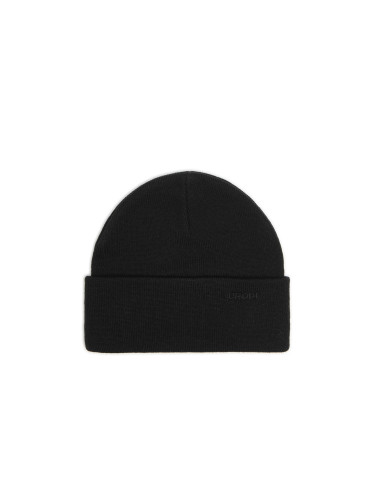 Cropp - Шапка beanie с нашивка - черeн